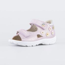 122206-23 Сандалии на липучках для девочки розовый