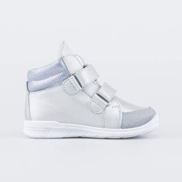 152331-24 Ботинки на липучках для девочки серебрист. фото №2