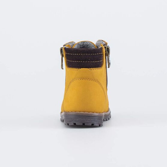 152358-31 Утепленные ботинки для мальчика для девочки коричнев. фото №5