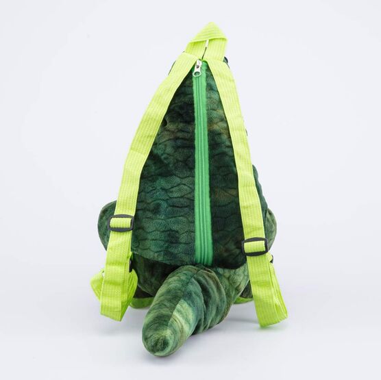 02003081-00 Плюшевый рюкзак Динозавр для мальчики зеленый фото №3