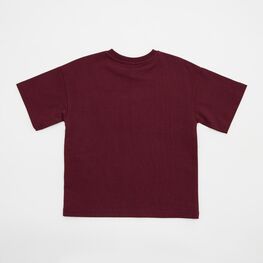 07702080-40 Вишневая футболка с принтом для мальчика для мальчики бордовый фото №2