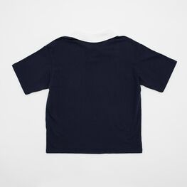 07702081-40 Синяя футболка поло для мальчика для мальчики синий фото №2