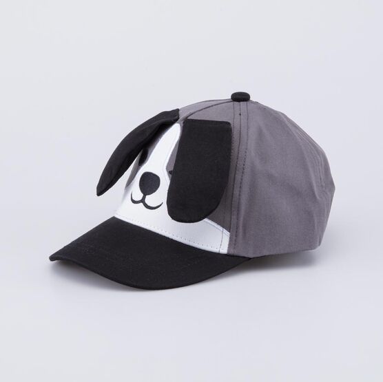 07709104-40 Кепка-бейсболка для мальчика Мой щенок для мальчики черный,белый