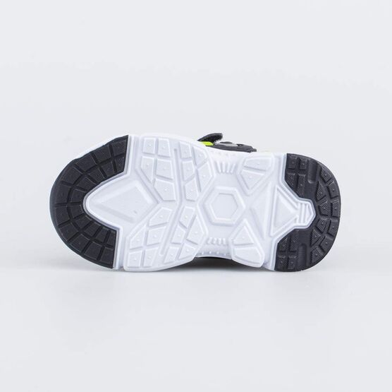 154014-32 Утепленные ботинки с LED-подсветкой для мальчики чер-сал фото №3