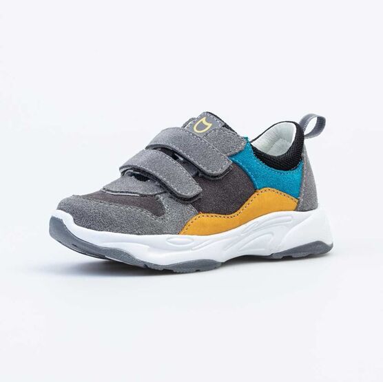 334029-22 Полуботинки для мальчики сер-жел-син