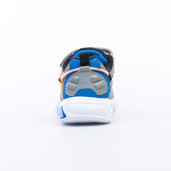 344354-12 Кроссовки с LED-подсветкой на подошве для мальчики чер-сер-син фото №5