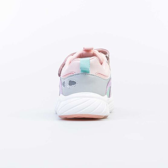 344346-71 Кроссовки для девочки роз-сер фото №5