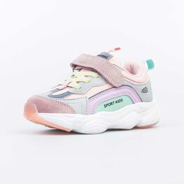 344346-71 Кроссовки для девочки роз-сер