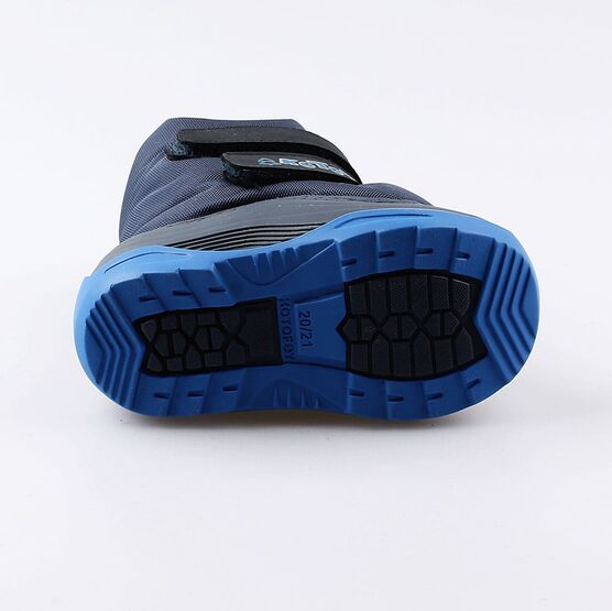 061011-45 Зимние сапожки-дутики синий для мальчики светло-синий фото №3