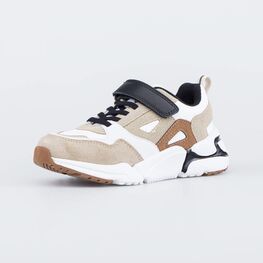 644288-77 Бежевые кроссовки Контраст для мальчики бежевый