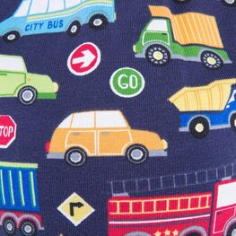 07711691-41 Тонкая шапка для мальчика Машинки для мальчики синий фото №3