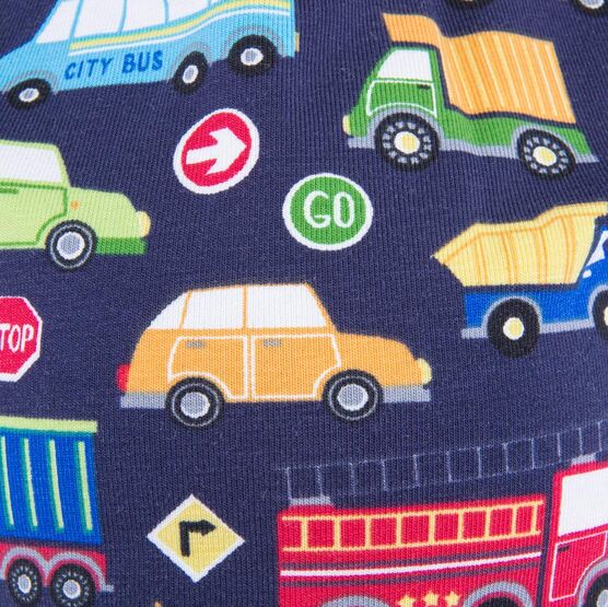 07711691-41 Тонкая шапка для мальчика Машинки для мальчики синий фото №3