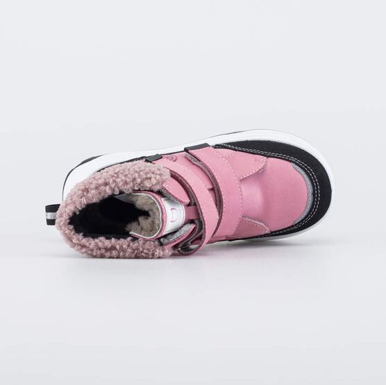 452133-57 Детские зимние ботинки 1936 для девочки розовый + черный фото №4