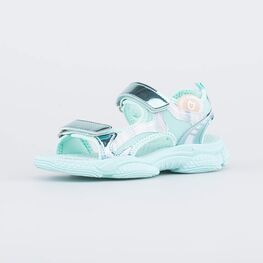 524090-12 Пляжные сандалии мятные для девочки мятный