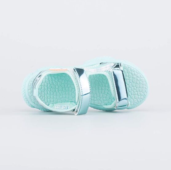 524090-12 Пляжные сандалии мятные для девочки мятный фото №4