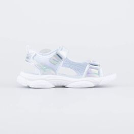 524090-13 Пляжные сандалии белые для девочки бел-срб фото №2