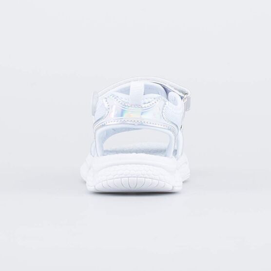 524090-13 Пляжные сандалии белые для девочки бел-срб фото №5