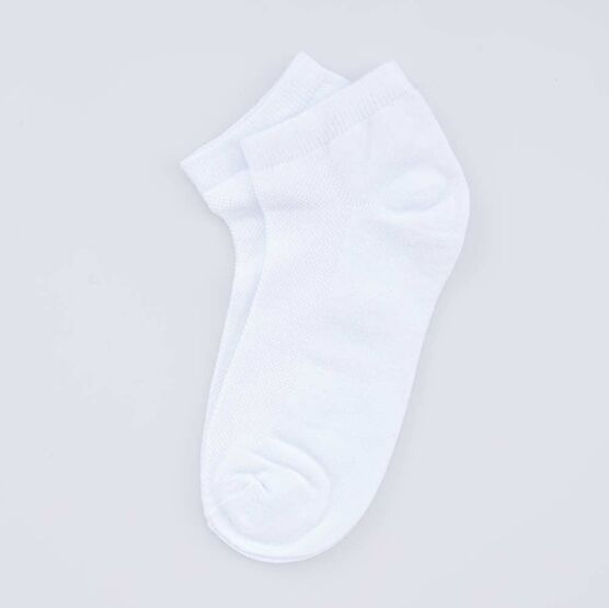07842842-40 Короткие носки хлопковые белый для девочки белый