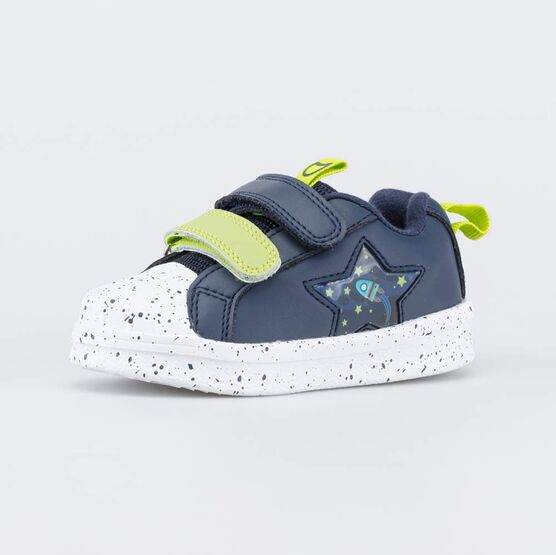 334041-71 Полуботинки с LED для мальчика Космическая ракета для мальчики синий