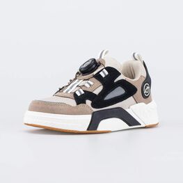 434019-71 Полуботинки с системой быстрой шнуровки для мальчики бежевый