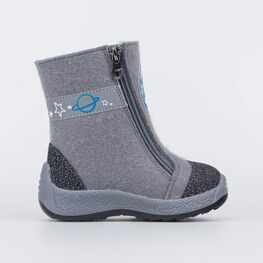 067016-41 Валенки для мальчика для мальчики серый фото №2