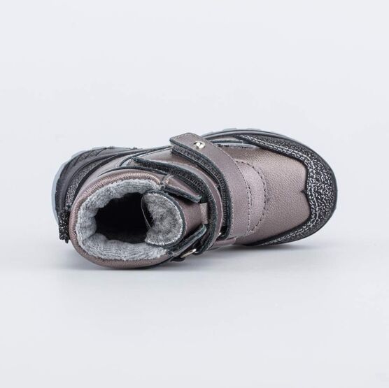 452128-44 Зимние ботинки для девочки для девочки бронзовый фото №4