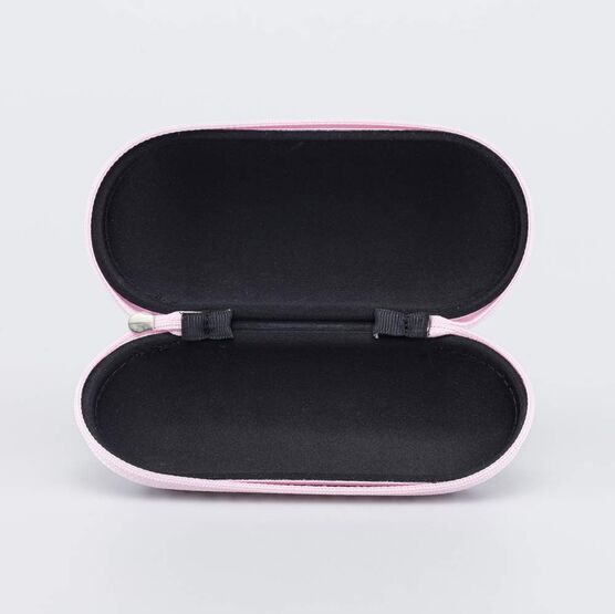 03801042-40 Чехол для детских очков Леопард для девочки розовый + черный фото №3