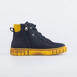 352295-33 Утепленные ботинки для мальчика синий для мальчики синий фото №2