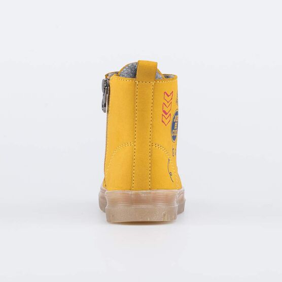 052151-33 Утепленные ботинки для первых шагов DGU песочный для мальчики желтый фото №5