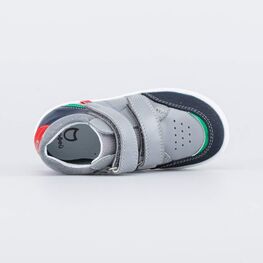 152346-22 Кожаные ботинки для мальчика для мальчики серый фото №4