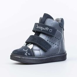 152318-31 Ботинки утепленные на весну/осень Magical для девочки серый