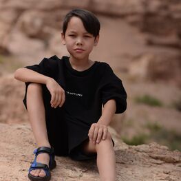 07764060-44 Костюм футболка + шорты черный для универсальные черный фото №4