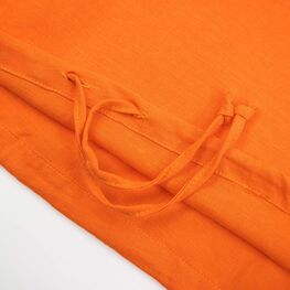 07764077-40 Костюм льняной шорты + футболка оранжевый для мальчики оранжевый фото №4