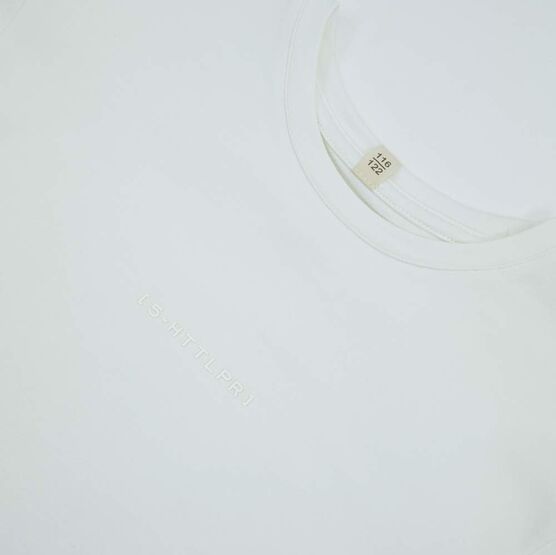 07864074-41 Костюм футболка + шорты молочный для девочки молочный фото №3