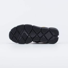 524077-12 Пляжные сандалии на липучках для девочки для девочки чер-роз фото №3