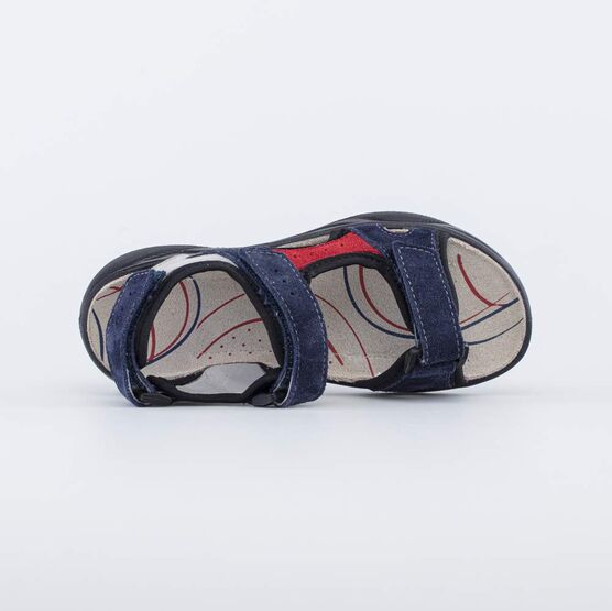 524094-22 Сандалии на липучках для мальчика для мальчики синий фото №4