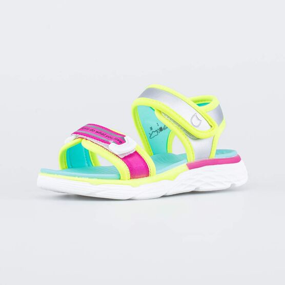 624030-12 Яркие пляжные сандалии для девочки для девочки разноцветный