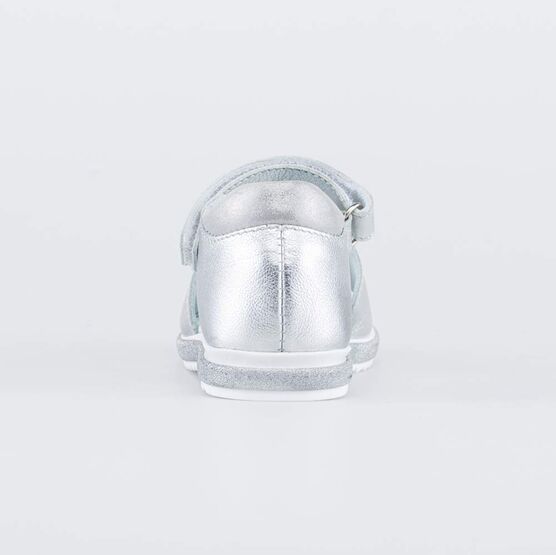 322164-21 Босоножки из натуральной кожи для девочки серебрист. фото №5