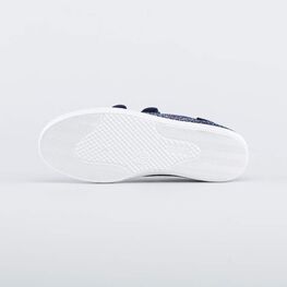 731141-11 Хлопковые кеды для девочки Джинс для девочки синий фото №3