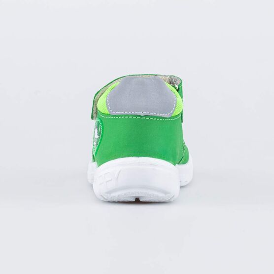 122212-21 Сандалии из натурального нубука для мальчики зеленый фото №5
