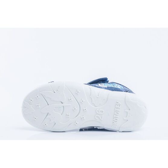 421021-14 Текстильные сандалии для мальчики синий фото №2