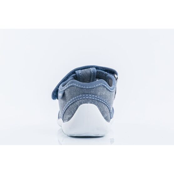 421026-19 Текстильные сандалии для мальчики голубой фото №4