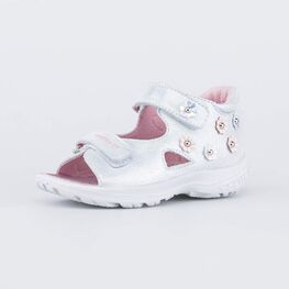 422084-21 Летние сандалии для девочки серебристый