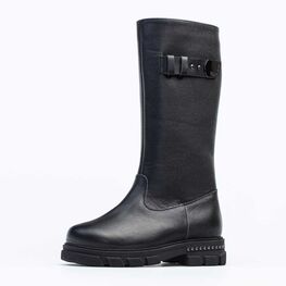 562061-51 Сапожки зимние для девочки для девочки черный