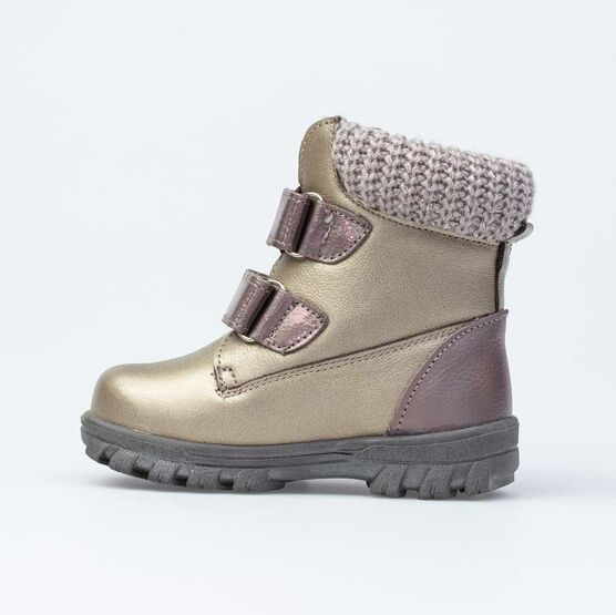 352257-53 Зимние ботинки для девочки для девочки бронзовый фото №2