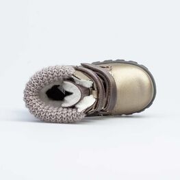 352257-53 Зимние ботинки для девочки для девочки бронзовый фото №4