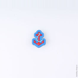 03014002-40 Украшение для обуви Якорь для мальчики разноцветный