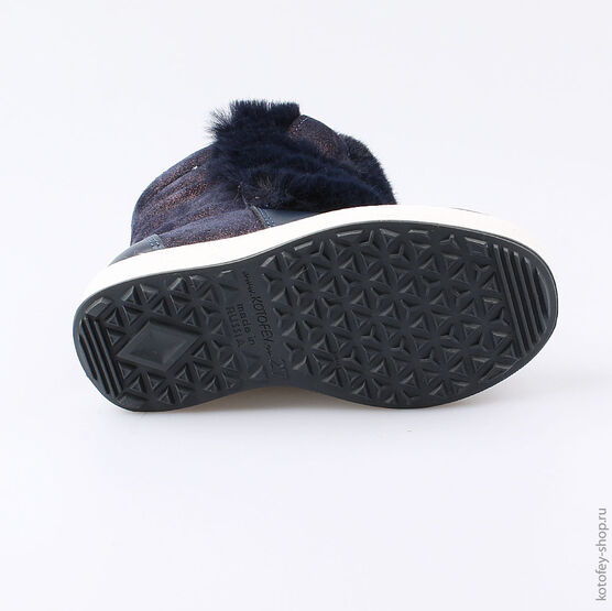 462100-43 Сапожки для девочки светло-синий фото №3