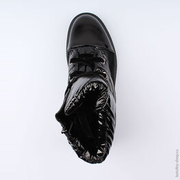 754019-41 Ботинки для девочки черный фото №4