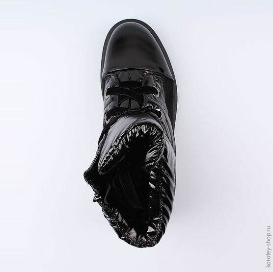 754019-41 Ботинки для девочки черный фото №4